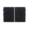 (For Xiaomi Redmi Pad SE 8.7,Black)Lily Embossed Leather Tablet Case