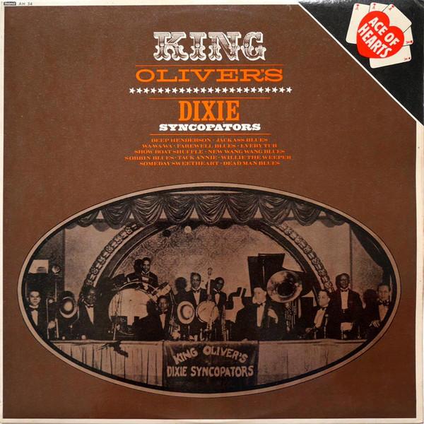 Виниловая пластинка KING OLIVER HIS DIXIE SYNCOPATORS King Olivers Dixie Syncopators AH34 Ace Of Hearts 1962 Великобритания Джаз Б/у