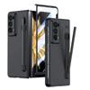 Роскошный защитный чехол для Honor Magic V2, матовый, с прозрачным экраном и однотонной задней крышкой из ударопрочного жесткого пластика
