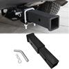 Car Hitch Member Extension Arm Extension Bar Tow Extender Receiver Adapter with Hitch Pin and Exterior Accessories R-Clip, Parts, Off-Road