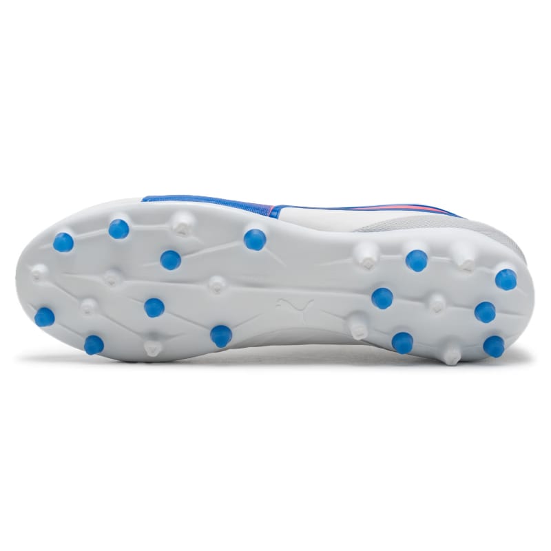 Puma KING MATCH MG Футбольные бутсы для искусственного покрытия Multi Ground Мужские Бело-синие 107878-02