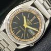 Б/У ВИНТАЖНЫЕ ЧАСЫ SEIKO 5 AUTOMATIC 7009A ЯПОНИЯ МУЖСКИЕ ЧАСЫ С ЧЕРНЫМ ЦИФЕРБЛАТОМ a435053-2 R122-a435053