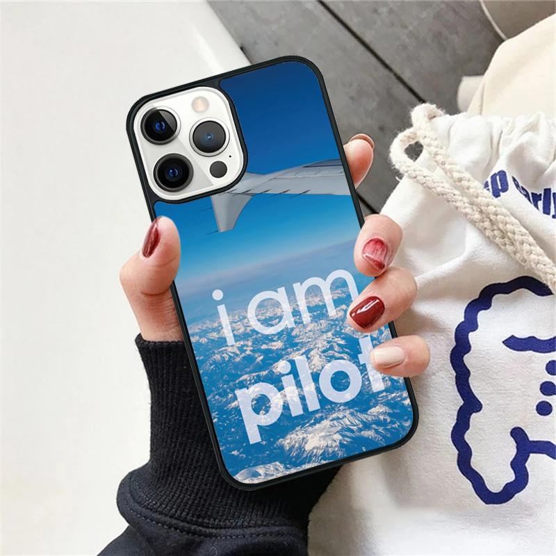 Чехол для телефона с изображением пилота самолета Для iPhone 17 Air 15 16e 11 13 14 Pro Max 12 Plus Max Fundas