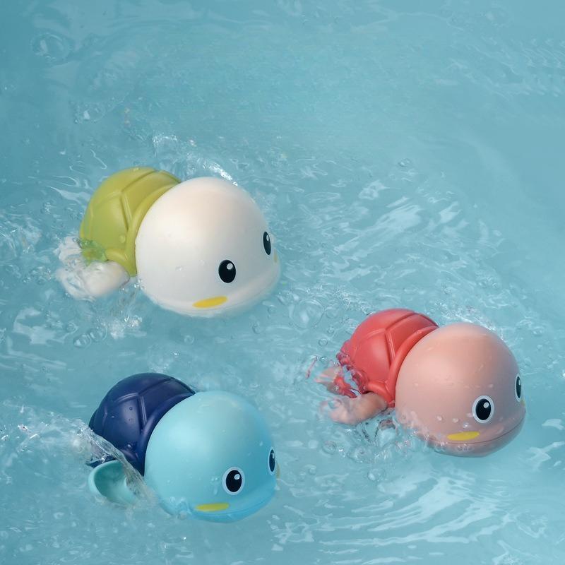 Bath Playthings Cute Swimming Clown Fish Bath Toy ideal for Toddlers Floating Wind Up Playthings ideal for Boy Girl Latest Born Infant Bathtub Baby