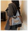 Women's Retro Minimalist Large-Capacity Tote Bag - High-End Outdoor Casual Shoulder Handbag