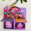 3D Pop Up Happy Birthday Greeting Card Gift Greeting Cards For Birthday With Envelope Blessing Postcard Party Gifts