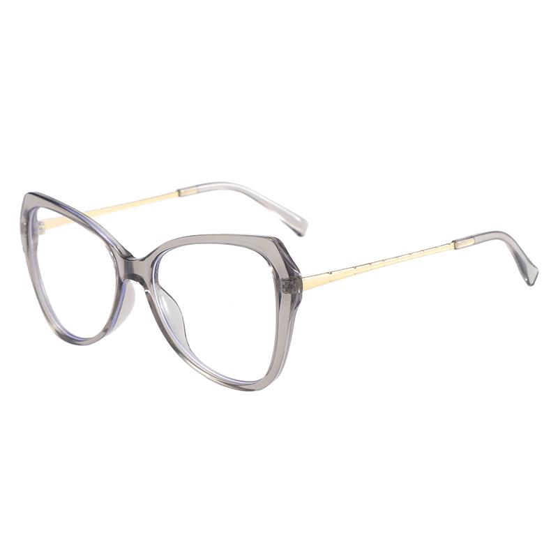 Anti-blue Light Glasses Metal Cat Eye Eyewear Women Men Exquisite Sweet Eyeglasses Blue Light Blocking Man Lady Computer Eyeglas