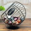 Yousheng Coffee Pods Holder Storage Basket Durable Construction Large Capacity Coffee Pods Basket Multifunctional Organizer
