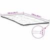 VidaXL Protège-matelas blanc 100x220 cm,drap de lit,literie,housse de drap-housse,drap-housse,housse de protection pour