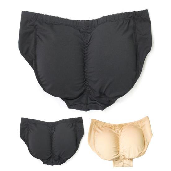 Pad Filling Shapewear Thick Fake Butt High Elastic Butt Lifted Solid Color Anti-septic Men Briefs