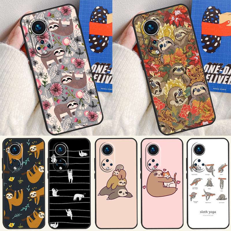 Sloth Cute Animal Case For Honor 200 Pro 50 70 90 X9a X8a X8 X9 X8b X9c X9b Honor Magic 7 5 6 Lite Pro Cover