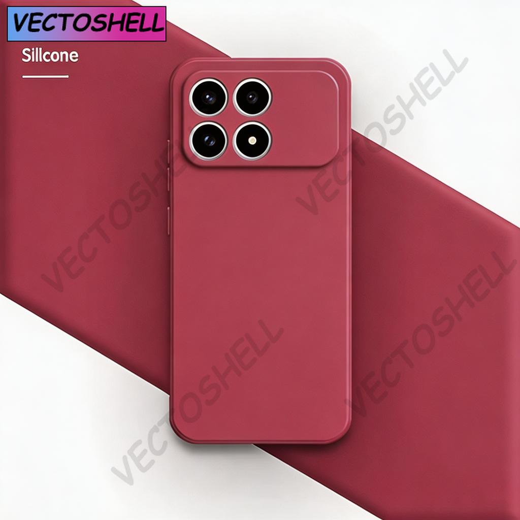 Оригинальный силиконовый чехол для телефона Xiaomi Poco F8 Pro Ultra X8 Pro Max Fundas Высококачественный Мягкий Внутренняя Флокированная Задняя Крышка