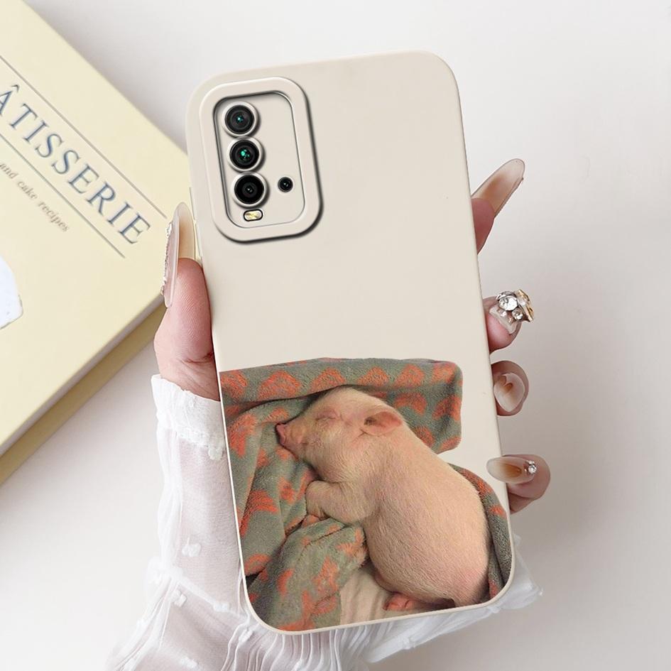 Shockproof Cover For Xiaomi Redmi 9T Case Redmi 9 Power Funda Cute Panda Rabbit Soft Phone Cases For Redmi9T Redmi9 Power Bumper