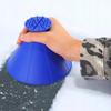 Conical Ice Scraper For Cars 2 In 1 Plastic + Funnel