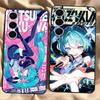 Popular Singer M-MikuS Cute Phone Case For Samsung S 24 fe 25 Ultra plus 20 lite 21 30 22 23 24 22 Ultra 5G Fundas