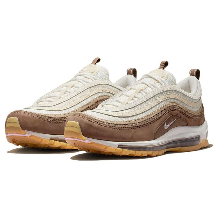 Nike Air Max 97 Muslin Pink Foam Men Sneakers Brown Medium-Brown Mushroom DQ8996-200