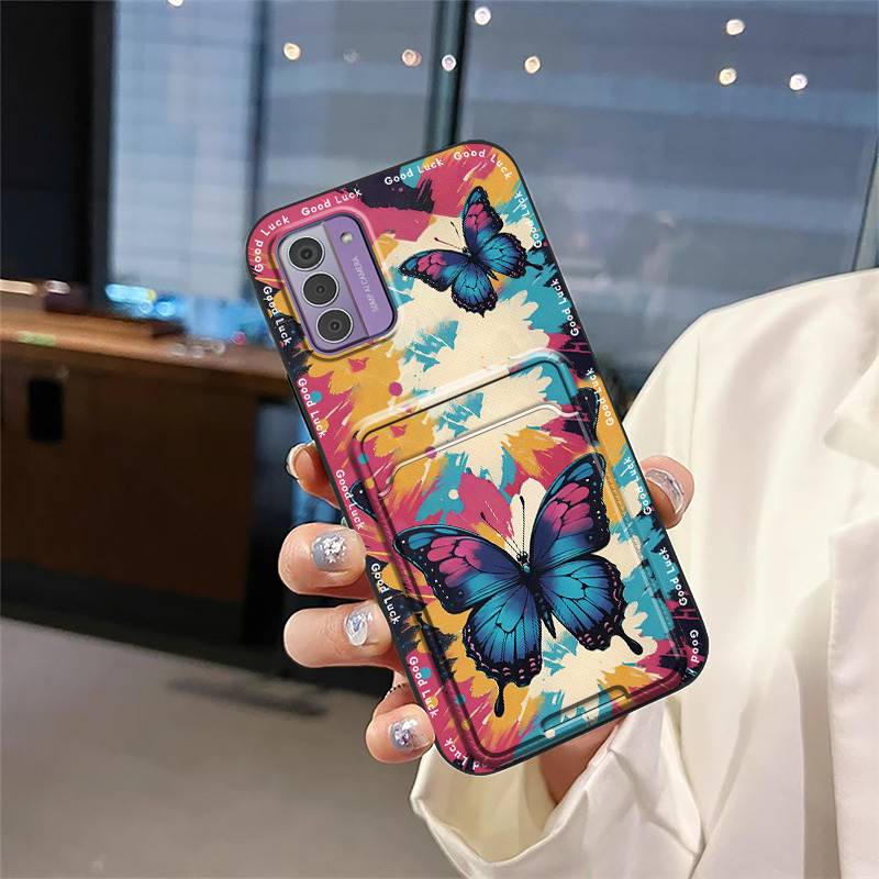 Грязеотталкивающий Чехол-накладка на телефон для Nokia G42 5G ТПУ Милый Силиконовый Чехол на заднюю панель Пылезащитный Чехол Модный Дизайн Мультяшный