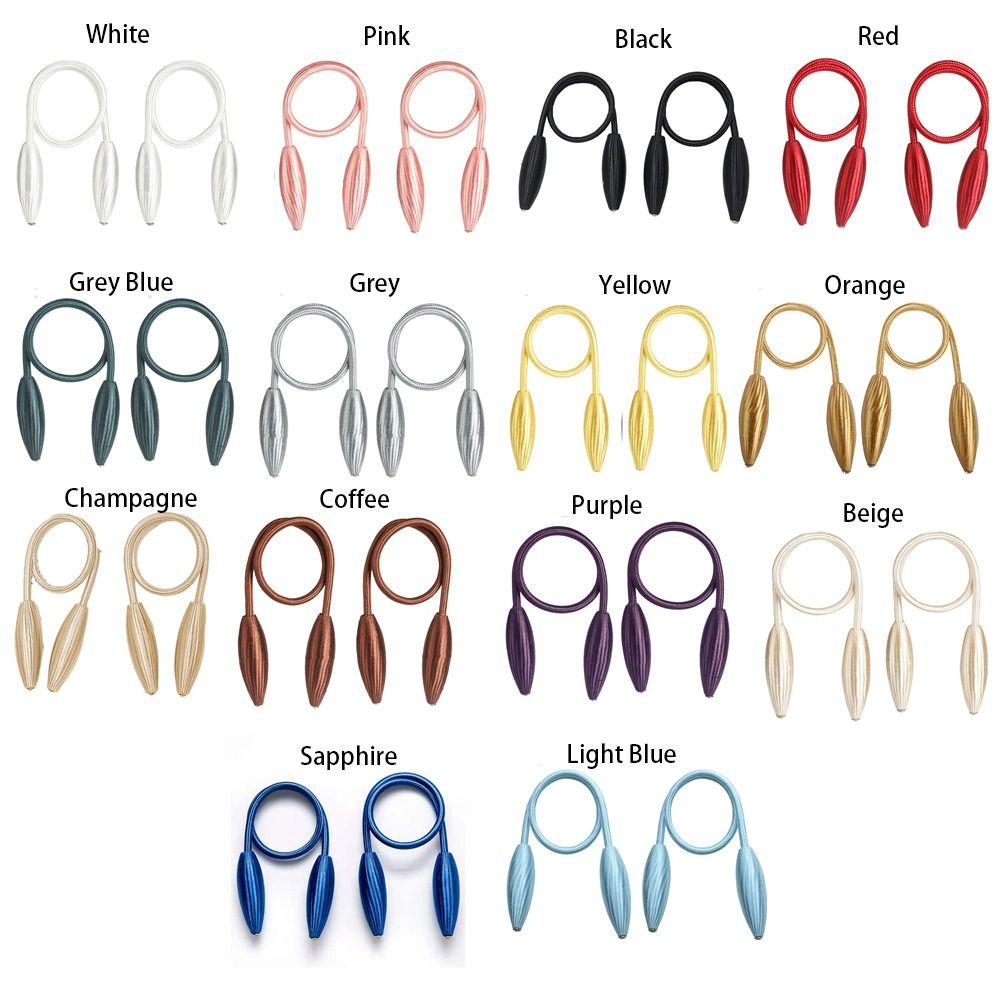 2pcs/set Adjust Curtain Buckle Straps Bud Shape Twist Curtain Tie Strap Curtain Accessoires