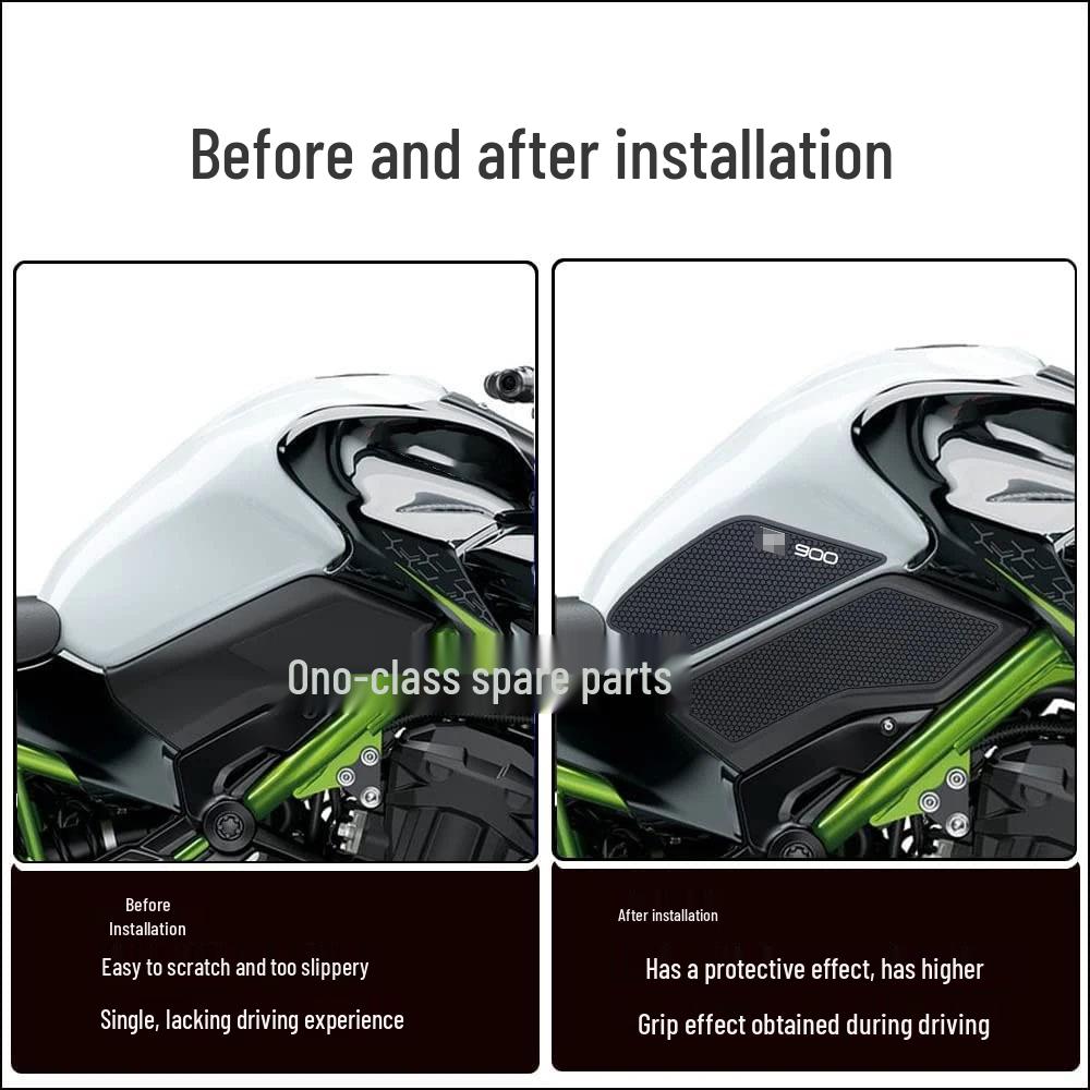 Kawasaki Z900SE 2017-2023 Противоскользящие наклейки на топливный бак