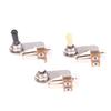 L-Type 3 Way Toggle Switch Right Angle L-Shaped Electric Guitar Pickup Selector Switch With Black/ Yellow/ White Plastic Cap