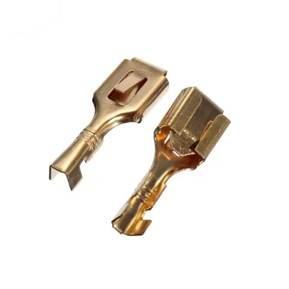 1/4 дюйма (6.3mm) Spade Quick Splice Crimp Female Медный провод Клемма Аппаратные Детали