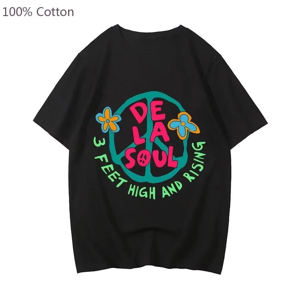 De La Soul Мода Аниме Футболки Печатная Графическая Футболка Харадзюку Повседневная Женская Футболка Милая Мультяшная Футболка