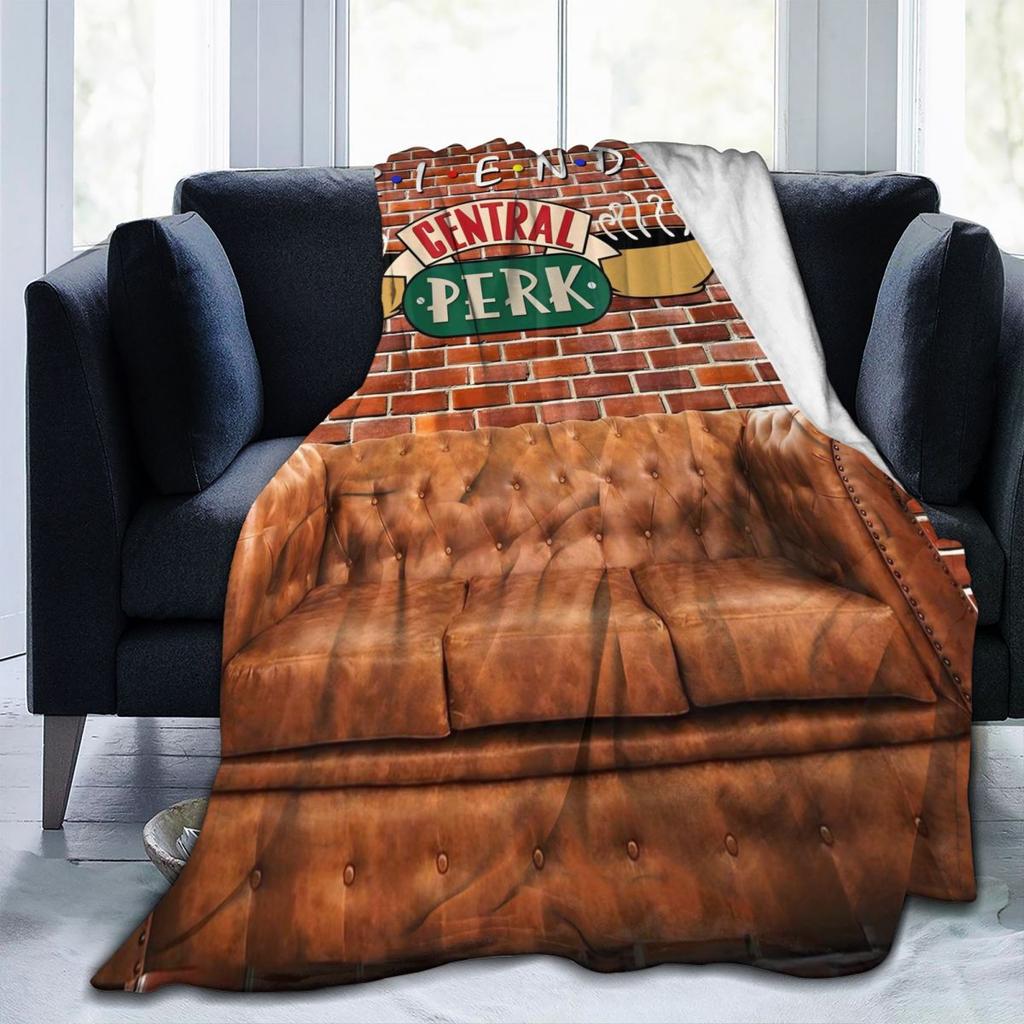 Сериал Друзья Теплое Одеяло Мультяшный Central Perk Дорожное Плюшевое Одеяло Забавный Домашний Декор Фланелевое Покрывало на Кровать Покрывало