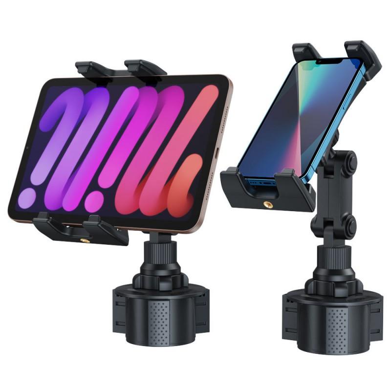Universal Car Phone Holder With Cup Mount 360 Rotating Magnetic Stand Smartphone Tablet GPS Navigation