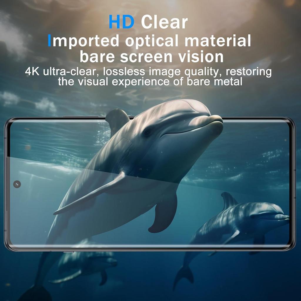 [2-Pack] - 3D Curved for Motorola Edge 50 Fusion Pro X50 Ultra Edge Plus S50 G85 Tempered Glass Screen Protector