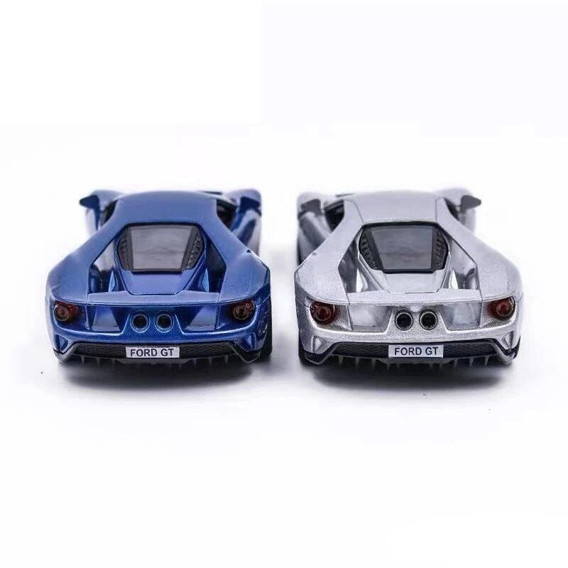 1/36 Ford GT гоночный автомобиль игрушечная модель для детей 5'' RMZ City литой сплав миниатюрная модель инерционный механизм коллекция подарок для мальчиков