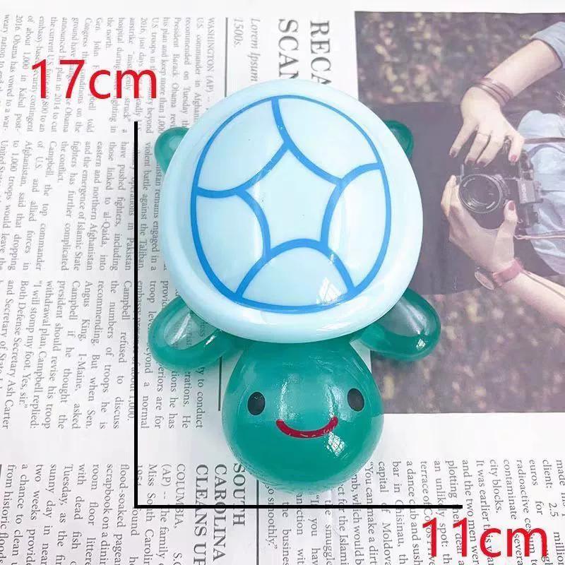 17cm Jumbo Openable Glow-in-the-Dark Turtle Doll Oversized Soft Toy Storage Box Sea Turtle Ornament for Kids