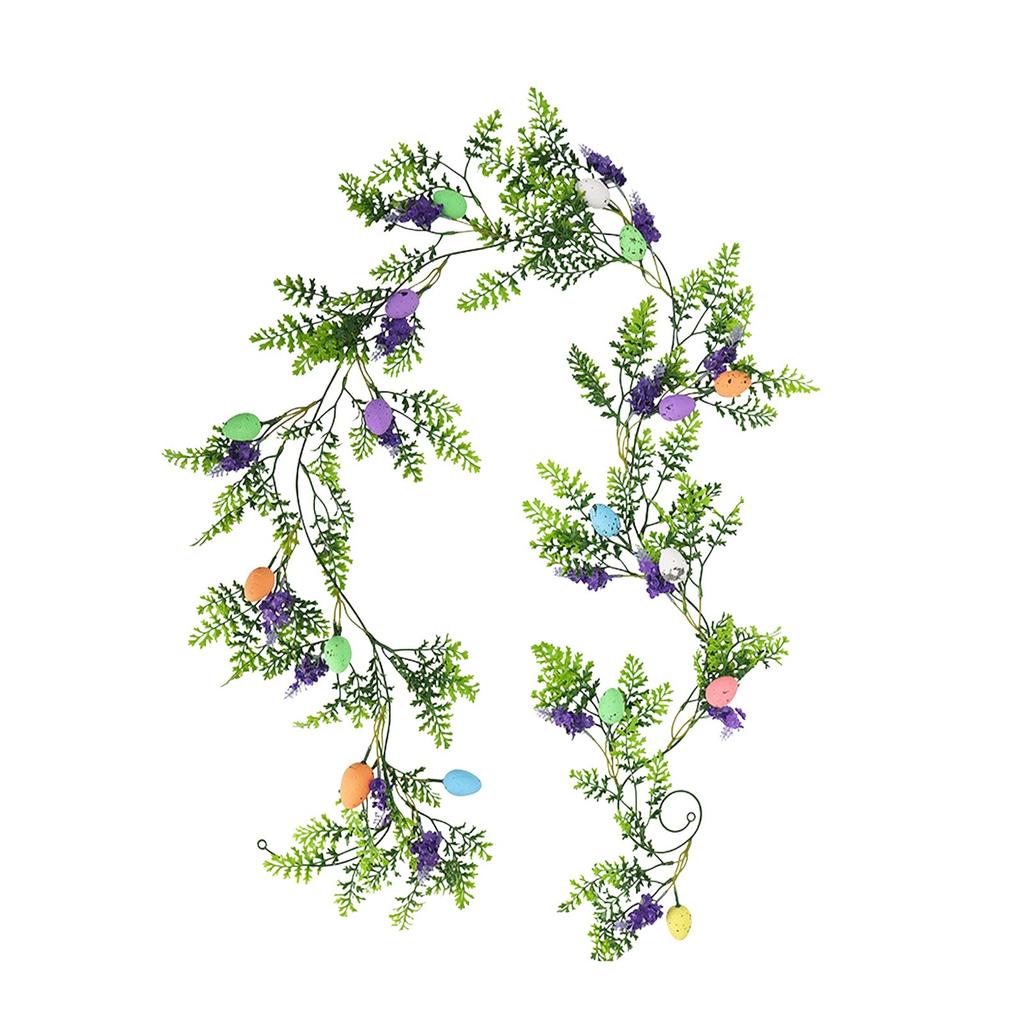 Пасхальная гирлянда для камина, венок Норфолка, пасхальные украшения, пасхальное яйцо, венок, лоза, кольцо, кулон