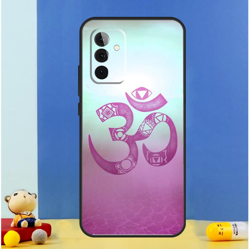 Чехол-футляр со символом Аум Ом для Samsung Galaxy A16 A36 A56 A06 A54 A34 A14 A13 A53 A12 A22 A32 A52 A35 A17 A15 A55