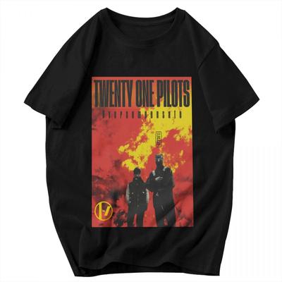 Мужская футболка Twenty One Pilots Уникальные графические футболки в стиле Y2K Унисекс Одежда Футболки