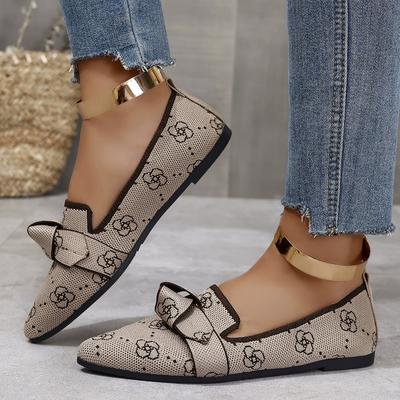 Летние новые женские туфли на плоской подошве, мягкие трикотажные, удобные и дышащие, подходят женщинам среднего возраста для работы в сфере туризма