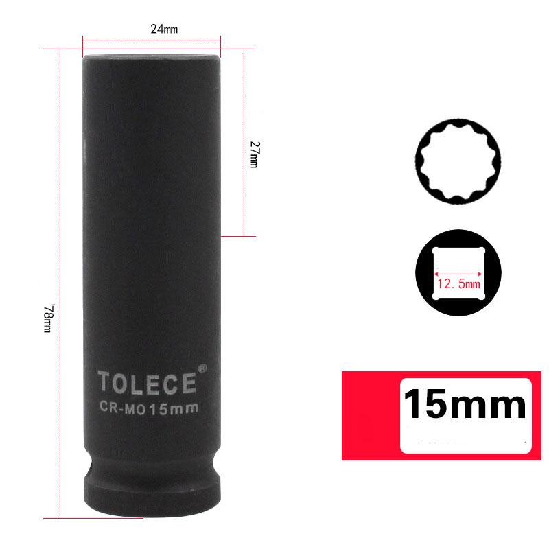 1/2 inch Torx Socket Wrench Head Metric Air Pneumatic Socket Wrench Head 8-41mm Standard Durable Car Auto Truck Repair Tools