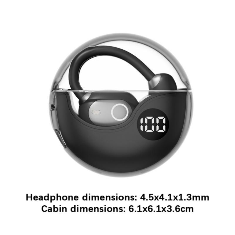 Беспроводные наушники Bluetooth-совместимые Наушники Водонепроницаемые со светодиодным цифровым дисплеем для спорта Бега