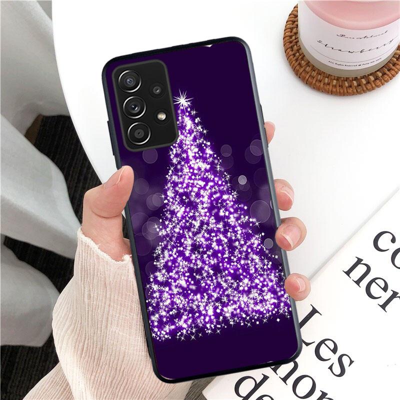 Merry Christmas Tree New Year Phone Case for Samsung Galaxy A35 A55 A54 A15 A25 A05s A05 A22 A24 A52 A33 A34 M34 M14 M54 M23