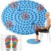 TPE Magnetic Foot Massage Pad Acupressure Yoga Mat Finger Pressure Board Muscle Relaxation Feet Training Tools Acupoint Massager