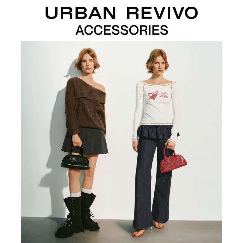 Женская сумка-ракушка URBAN REVIVO с ремешком на пряжке