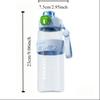 Leak Proof 800ml Sports Water Bottle Large Capacity Outdoor Sports Kettle  Outdoor Activities