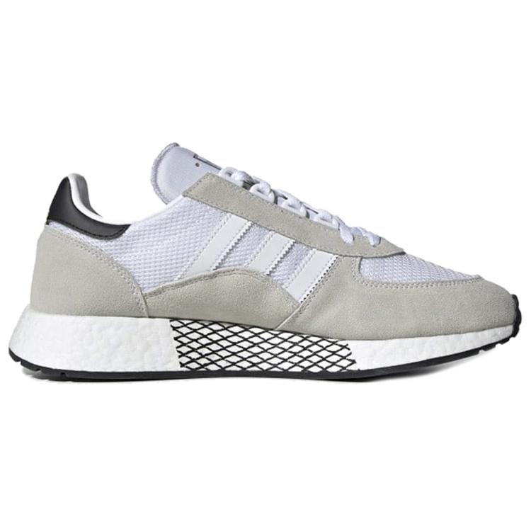 adidas Оригиналы MARATHON TECH Нескользящие Легкие Нескользящие Легкие Низкие Повседневная Обувь Унисекс Серый Белый EE4925