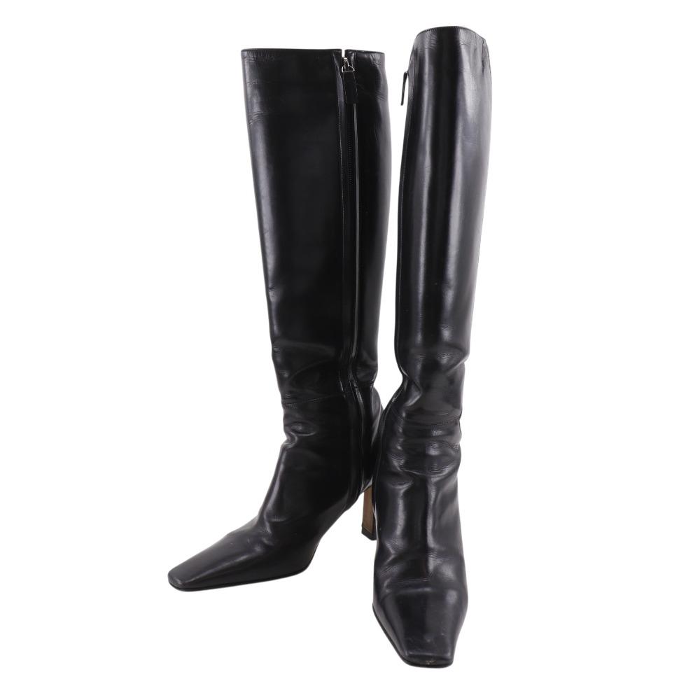 CHANEL boots leather Women Used