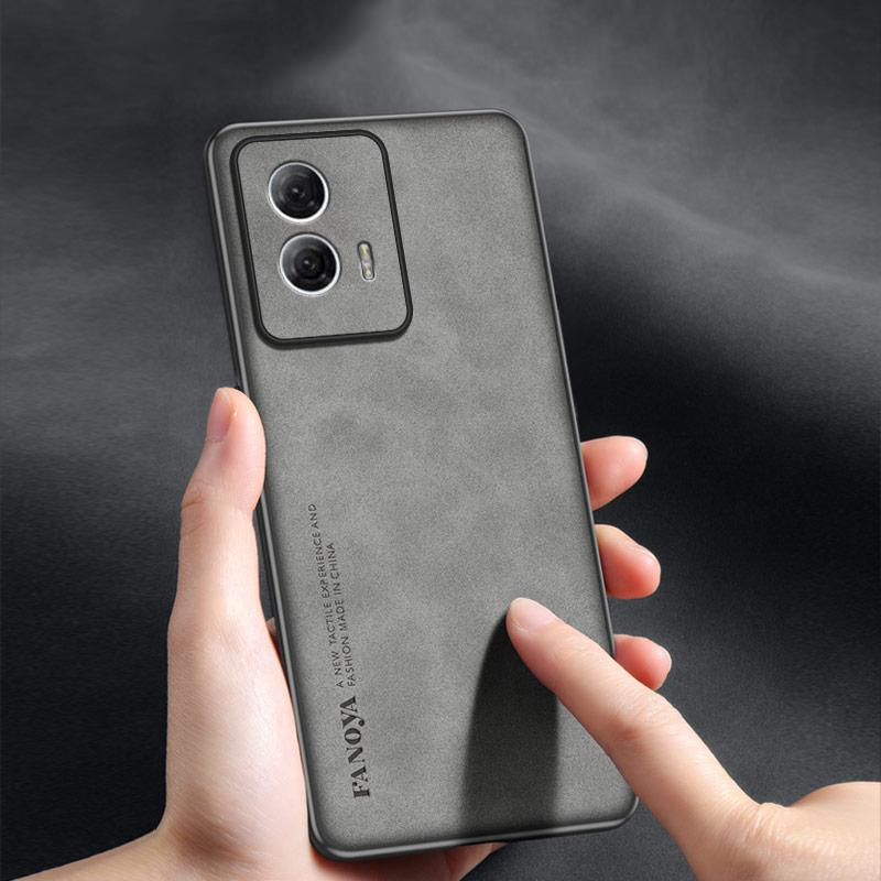 Чехол-бампер из силикона с отделкой из овчины для Motorola Edge 70 60 Ultra 70 Pro Fusion Signature