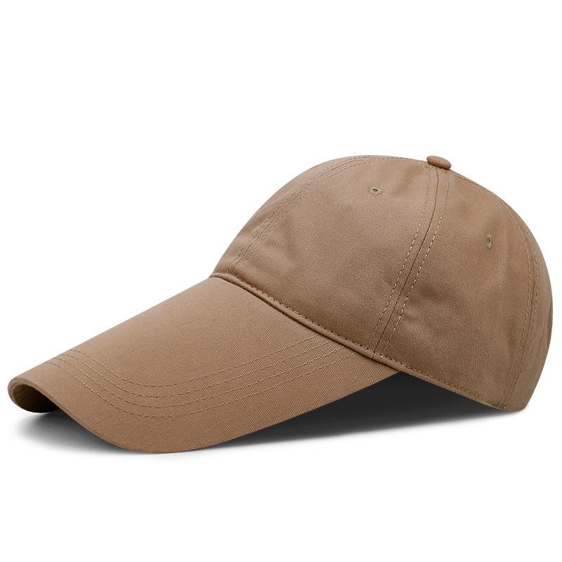Men's Large Brim Baseball Cap for Spring/Summer Outdoor Sun Protection - Extended Size Duckbill Hat