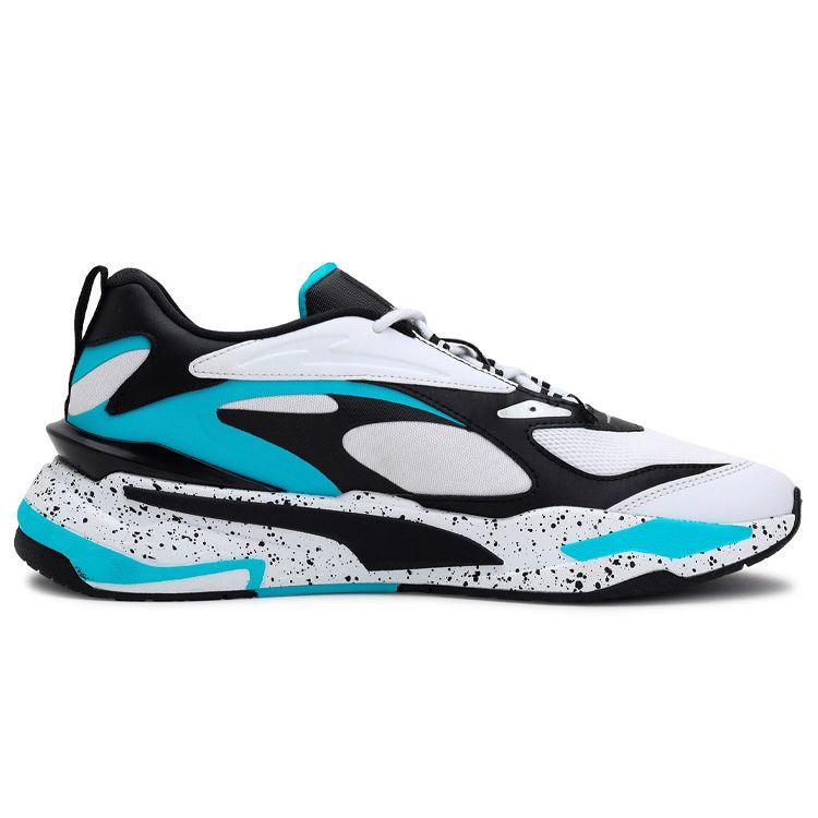Puma RS-Fast Nano White Teal Speckled Unisex Sneakers Black 375640-02