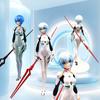 Аниме ЕВА Аянами Рей Фигурки Действия NEON GENESIS EVANGELION Аска Лэнгли Сорью Макинами Фигурка ПВХ Украшения Модель Игрушки Подарки