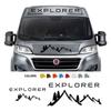 Автомобильные наклейки Горные Графика для Автодома Виниловые Наклейки Для Fiat Ducato Peugeot Boxer Citroen Jumper Автофургон Тюнинг Аксессуары