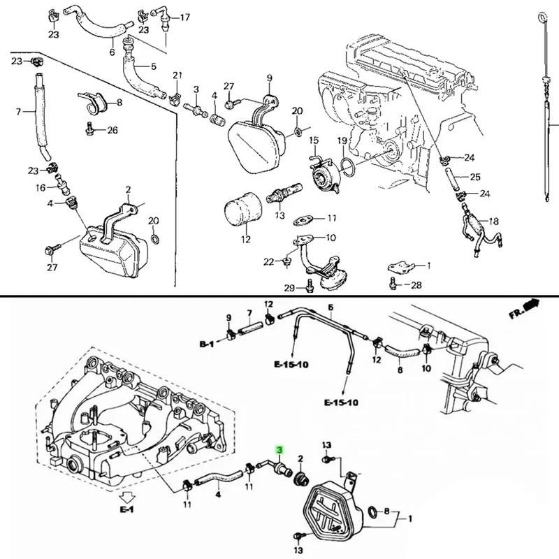 Positive Crankcase Ventilation Valve PCV Valve Fits Honda Civic CRX 1.5 1.6 17130PK1003 17130-PM6-003 17139-PK1-000 17130PM6000