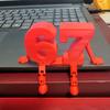 3D-печатная фигурка 67 с подвижными ногами и суставами, фиджет-игрушка «Шесть-семь», мультяшный номер, настольное украшение-орнамент